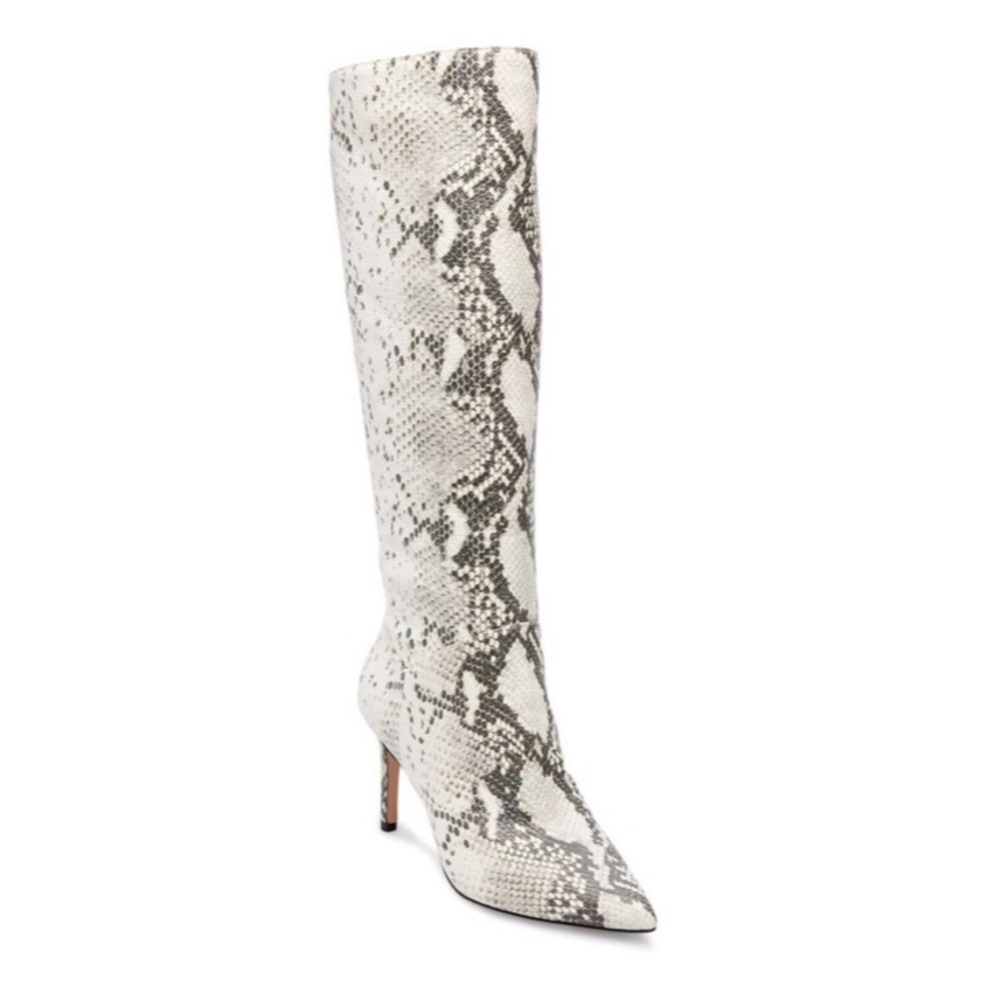 Steve Madden Kinga Natural Snake Skin Boot